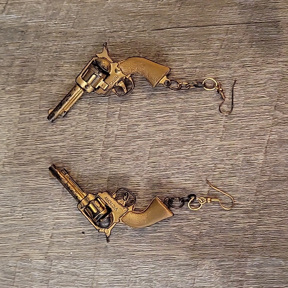 Handgun earrings